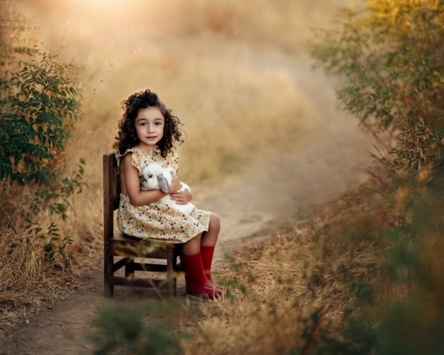 Sesión infantil con conejo · Natifabianofotoarte 3